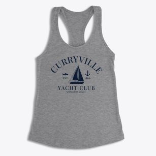 Curryville Missouri Yacht Club Women's Racerback Tank