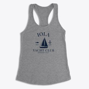 Iola Pennsylvania Yacht Club Women's Racerback Tank