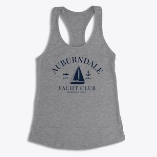Auburndale Florida Yacht Club Women's Racerback Tank