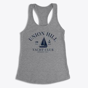 Union Hill Illinois Yacht Club Women's Racerback Tank