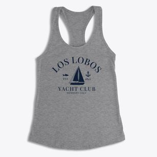 Los Lobos Texas Yacht Club Women's Racerback Tank