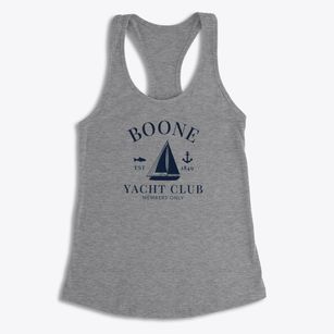 Boone Iowa Yacht Club Women's Racerback Tank