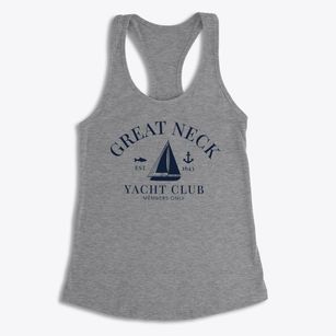 Great Neck New York Yacht Club Women's Racerback Tank