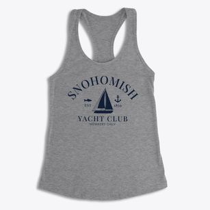 Snohomish Washington Yacht Club Women's Racerback Tank