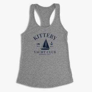 Kittery Maine Yacht Club Women's Racerback Tank