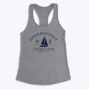 Donaldsonville Louisiana Yacht Club Women's Racerback Tank