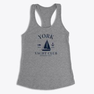 York South Carolina Yacht Club Women's Racerback Tank
