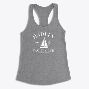 Hadley Massachusetts Yacht Club Women's Racerback Tank