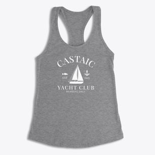 Castaic California Yacht Club Women's Racerback Tank