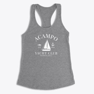Acampo California Yacht Club Women's Racerback Tank