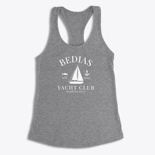Bedias Texas Yacht Club Women's Racerback Tank