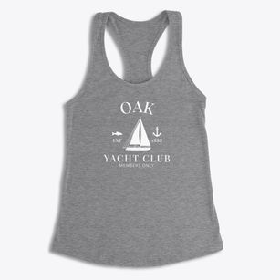 Oak Nebraska Yacht Club Women's Racerback Tank