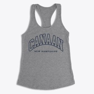 Canaan New Hampshire Inline Women's Racerback Tank