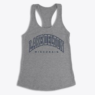 Lake Delton Wisconsin Inline Women's Racerback Tank