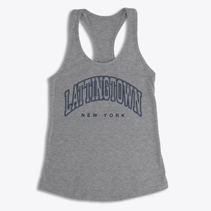 Lattingtown New York Inline Women's Racerback Tank
