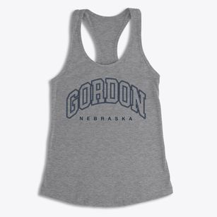 Gordon Nebraska Inline Women's Racerback Tank