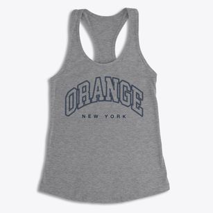 Orange New York Inline Women's Racerback Tank