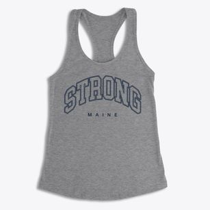 Strong Maine Inline Women's Racerback Tank