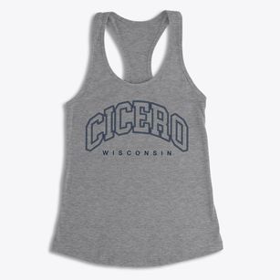 Cicero Wisconsin Inline Women's Racerback Tank