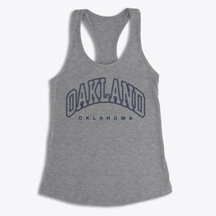Oakland Oklahoma Inline Women's Racerback Tank