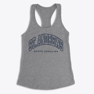 St. Andrews South Carolina Inline Women's Racerback Tank