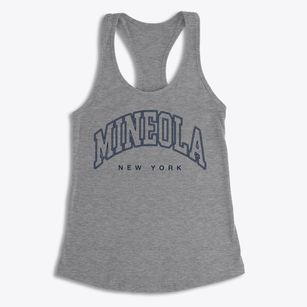 Mineola New York Inline Women's Racerback Tank