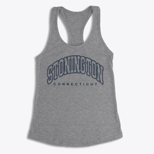 Stonington Connecticut Inline Women's Racerback Tank