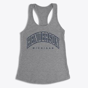 Henderson Michigan Inline Women's Racerback Tank