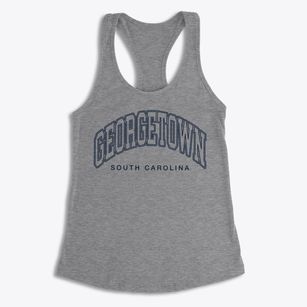 Georgetown South Carolina Inline Women's Racerback Tank
