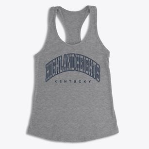 Highland Heights Kentucky Inline Women's Racerback Tank