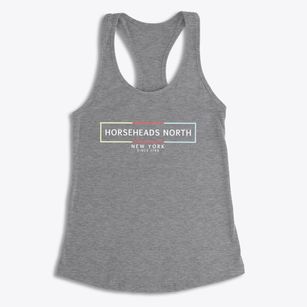 Horseheads North New York Artbox Women's Racerback Tank