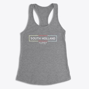 South Holland Illinois Artbox Women's Racerback Tank