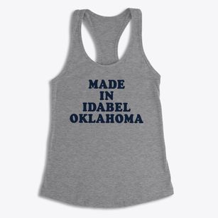 Idabel Oklahoma Classic 70s Women's Racerback Tank