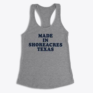 Shoreacres Texas Classic 70s Women's Racerback Tank
