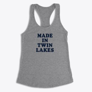 Twin Lakes Minnesota Classic 70s Women's Racerback Tank