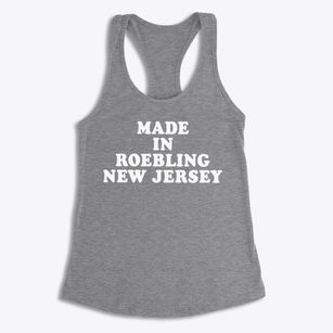 Roebling New Jersey Classic 70s Women's Racerback Tank