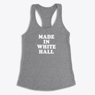 White Hall West Virginia Classic 70s Women's Racerback Tank