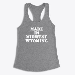 Midwest Wyoming Classic 70s Women's Racerback Tank