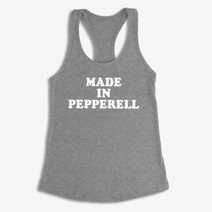 Pepperell Massachusetts Classic 70s Women's Racerback Tank