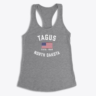 Tagus North Dakota Patriot Women's Racerback Tank