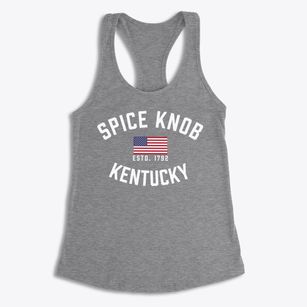 Spice Knob Kentucky Patriot Women's Racerback Tank