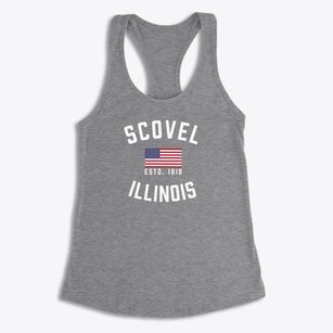 Scovel Illinois Patriot Women's Racerback Tank