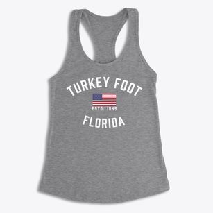 Turkey Foot Florida Patriot Women's Racerback Tank