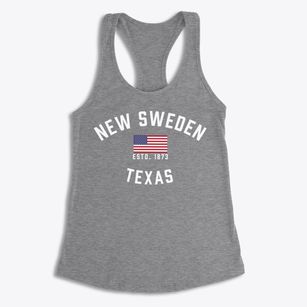 New Sweden Texas Patriot Women's Racerback Tank