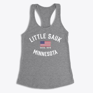 Little Sauk Minnesota Patriot Women's Racerback Tank