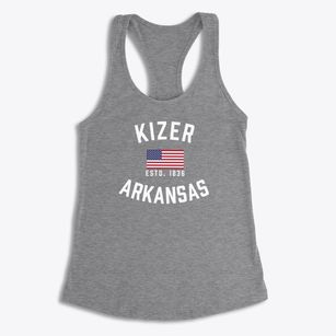 Kizer Arkansas Patriot Women's Racerback Tank