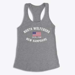North Wolfeboro New Hampshire Patriot Women's Racerback Tank