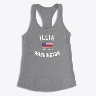 Illia Washington Patriot Women's Racerback Tank
