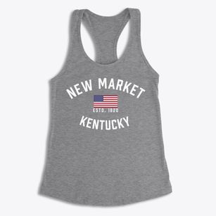 New Market Kentucky Patriot Women's Racerback Tank