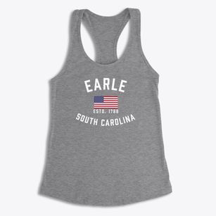 Earle South Carolina Patriot Women's Racerback Tank